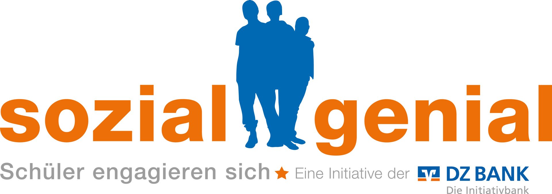 Logo sozialgenial - Schüler engagieren sich