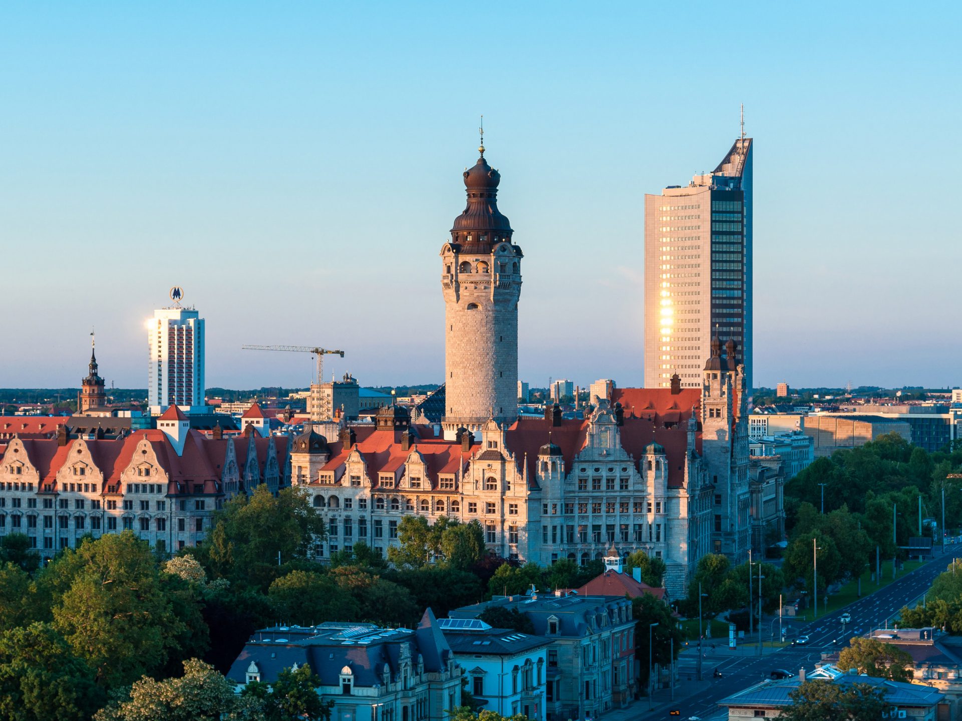Stadtansicht Leiptzig